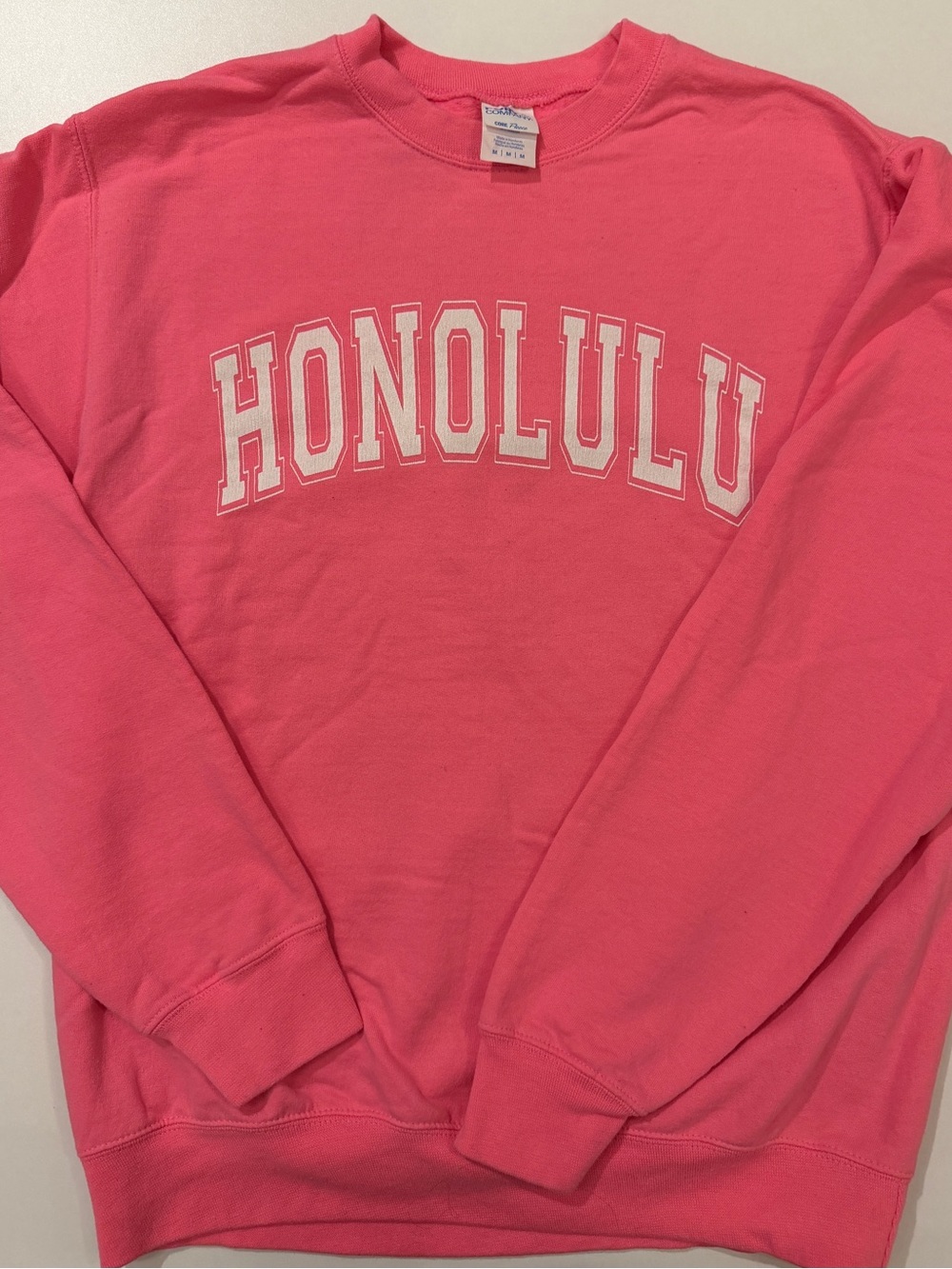 Honolulu Pink Crewneck Sweatshirt - Unbranded